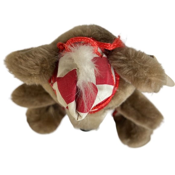 1979 DAKIN Purina Ralston Bear Plush Brown Teddy Stuffed Animal Toy Red White - Picture 7 of 10